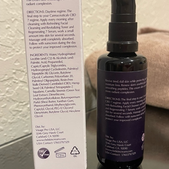 CANNACEUTICALS REJUVENATING Cream 50ml Luxury Skin Care - Factory Sealed In BOX - Picture 5 of 9